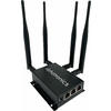 Ensemble de connexion mobile Alphatronics Routeur WiFi / LTE avec antenne de toit DAB+ et GPS