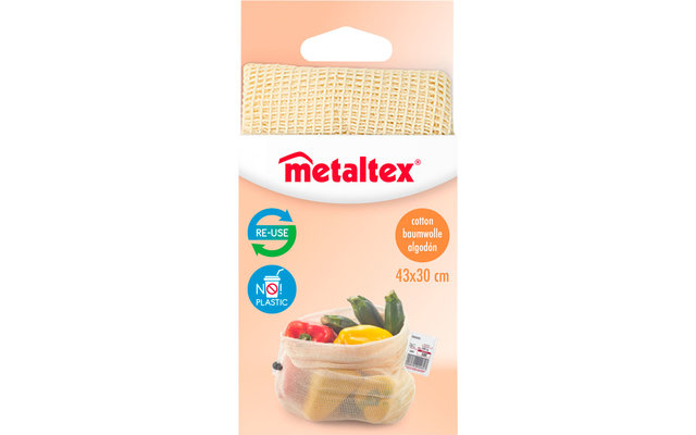 Metaltex Filet à fruits et légumes en coton