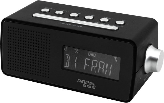 Soundmaster FS1 DAB+ / UKW Uhrenradio mit Dualalarm