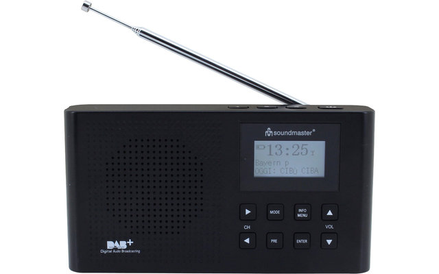 Soundmaster DAB160 DAB+ / FM digitale radio zwart