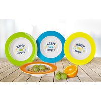 Berger Happy Camper Melamin Suppenteller-Set 4tlg.