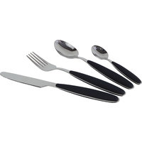 Gimex Stainless Steel Cutlery Set 16 pcs black