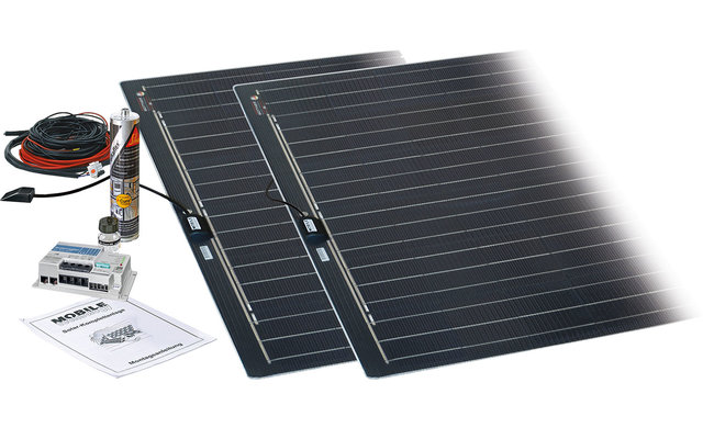 Büttner Installation solaire complète Flat Light Q MT 300FL 300 W