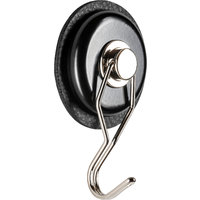silwy® The One Metall Magnethaken inkl. Metall-Nano-Gel-Pad 7,5 cm 2-tlg. schwarz