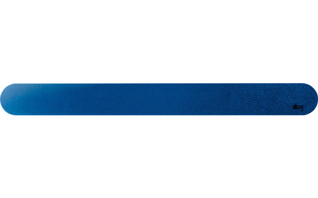 Silwy Magnet Metall Leiste mit Ledercoating 50 cm blau