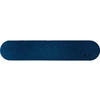 Silwy Magnet Metall-Leiste 25 cm mit Ledercoating blau