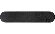 silwy® Metall-Leiste 25 cm mit Ledercoating black