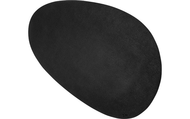Silwy Magnet-Platzset mit Ledercoating groß schwarz