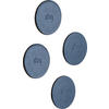 Silwy Magnet-Pads 5 cm 4er Set blau