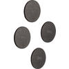 silwy® Magnet-Pads 5 cm 4er Set schwarz