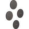 silwy® Magnet-Pads 6,5 cm 4er Set schwarz