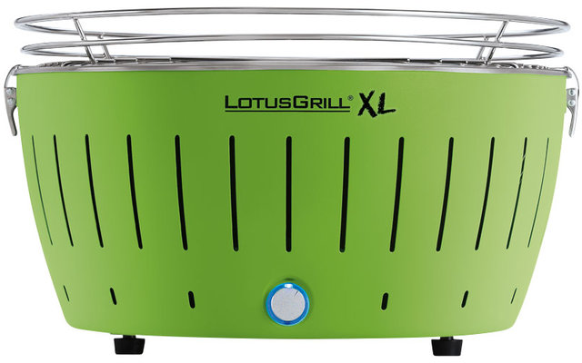 LotusGrill XL Holzkohlegrill mit Tragetasche Limettengrün