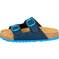 Lico Bioline Kinder Pantoletten marine blau 