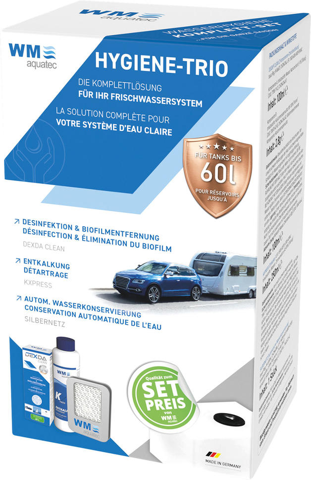 WM aquatec Hygiene-Trio Wasserhygiene Komplettset
