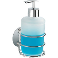 Distributeur de savon Turbo-Loc avec support mural en inox 285 ml Wenko