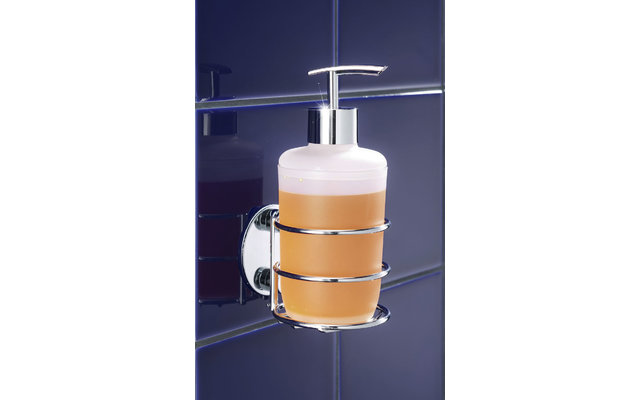 Wenko Turbo-Loc Soap Dispenser with Stainless Steel Wall Bracket 285 ml