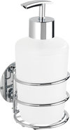 Wenko Turbo-Loc Seifenspender mit Edelstahl Wandhalterung 285 ml