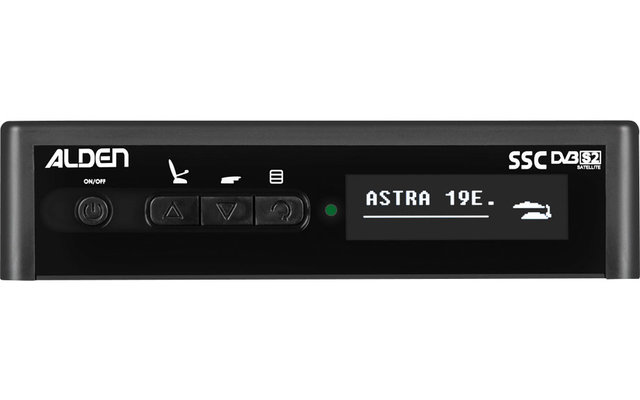 Alden Onelight 65 HD Single-LNB Satanlage inkl. S.S.C. HD-Steuermodul und Smartwide LED TV 22 "