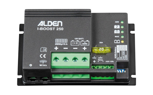 Alden High Power Easy Mount Solar Set 110 W incl. I-Boost Solar Controller 220 W