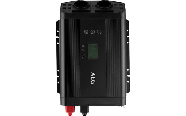 Inverter Di Corrente 12V A 230V 1000W, Onda Sinusoidale Pura Con Display LCD, 2 USB E Presa, Per Camper E Emergenze