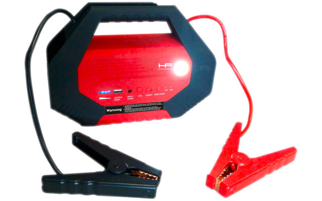 HP powerpack jumpstarter avec câble d'aide au démarrage et bornes 12 / 24 V 1000 A