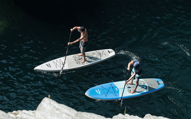 Indiana 10'6 Family Pack Opblaasbare Stand Up Paddling Board incl. Peddel en Luchtpomp Grijs