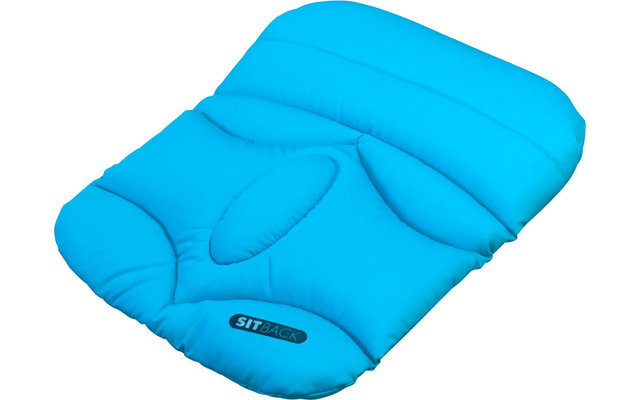 Sitback Basic small vehicle seat cushion 31.5 x 42 cm South Sea Blue