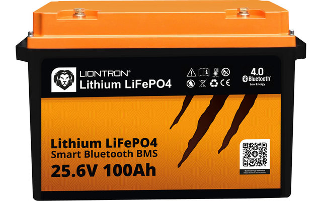 Liontron LiFeP04 Smart BMS Lithiumbatterie 25,6 V / 100 Ah