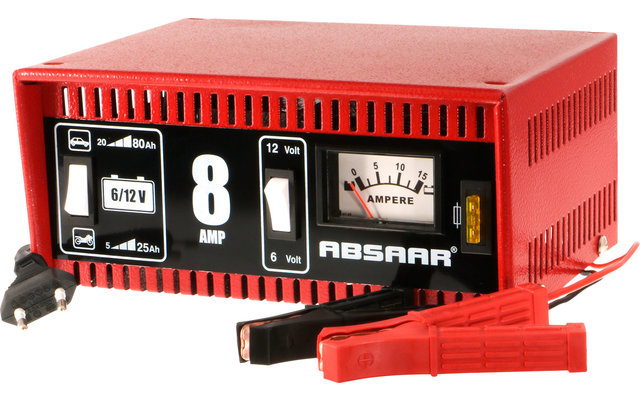 Absaar Chargeur de batterie 6 - 12 V / 8 A