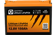 Liontron LiFeP04 Smart Bluetooth BMS Lithium Battery 12.8 V