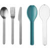 Mepal Ellipse Stainless Steel Cutlery Set 3-pcs Nordic Green