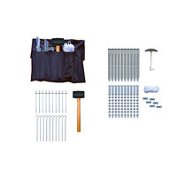 Piquets de tente avec corde de haubanage et accessoires 50 pcs. Berger