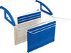 Metaltex Bries Heizungs- und Balkonwäschetrockner blau / weiß