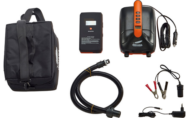 Indiana HT-790 Battery Pump Set electric air pump 12 V incl. lithium battery