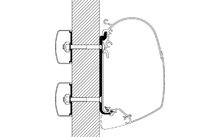 Adaptador plano Thule de 40 cm para toldo Serie 5 (Juego de 5 )
