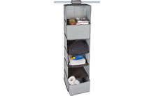 Hindermann hanging shelf 6 compartments incl. two storage boxes