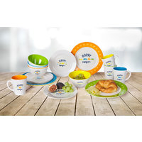 Berger Happy Camper Melamine Tableware Set colourful 16 pcs.