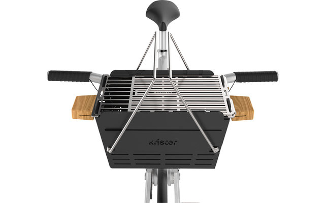 Knister Support pour vélo pour barbecue au charbon de bois