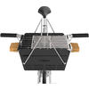 Knister bike holder for charcoal grills