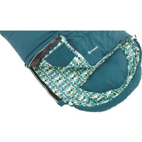 Outwell Camper Deckenschlafsack 235 x 90 cm blau Reißverschluss links