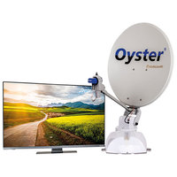 Satellietinstallatie Oyster 85 Premium TWIN SKEW + 24'' TV