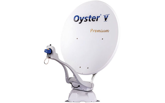 Ten Haaft Oyster V 85 Premium Skew, système satellite avec télévision 19"