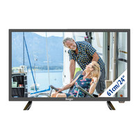 Berger Camping Smart-TV LED Fernseher mit Bluetooth 24 Zoll