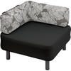 One Bar Element 1 aufblasbarer Sessel / Sitzelement Black / Palm Charcoal