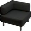 One Bar Element 1 aufblasbarer Sessel / Sitzelement Black