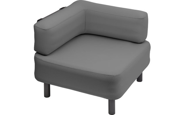 One Bar Element 1 aufblasbarer Sessel / Sitzelement Dark Grey