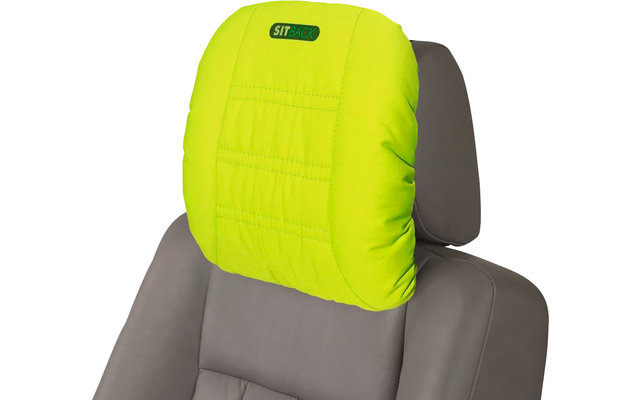 Sitback Neck fabric headrest cushion green