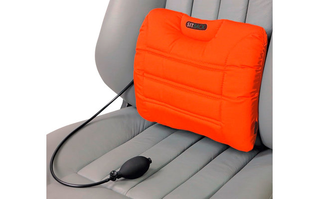 Sitback Air Living Fahrzeug Rückenkissen 31 x 26 cm Neon Orange