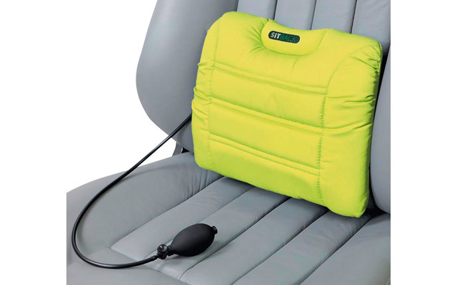 Sitback Air Living Fahrzeug Rückenkissen 31 x 26 cm Neon Grün