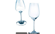 silwy® Magnet-Kristallgläser Wein mit Metall-Nano-Gel-Pads 2er Set (250 ml)